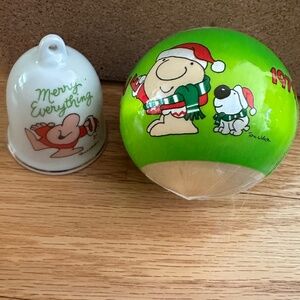 Ziggy Tom Wilson 1979 1981 Christmas Ornaments Two